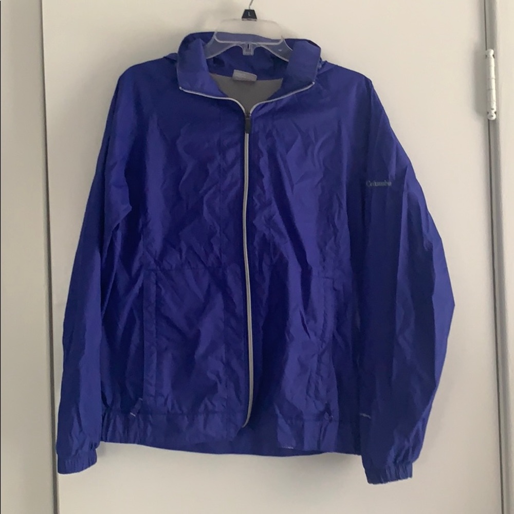 Blue Columbia rain jacket!!